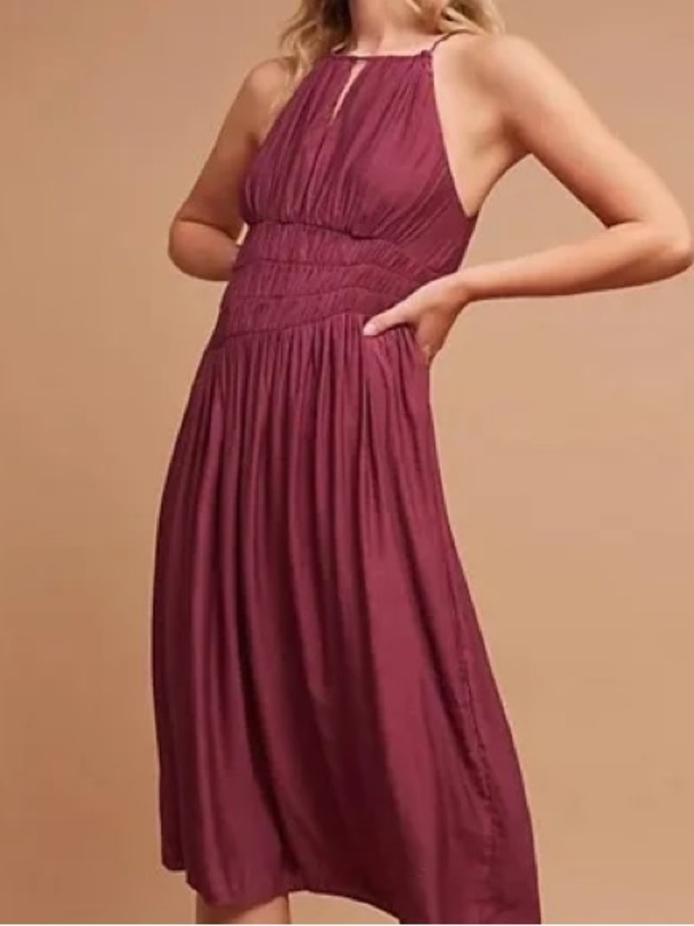 ANTHRO Moulinette Soeurs Sleeveless Maxi Dress